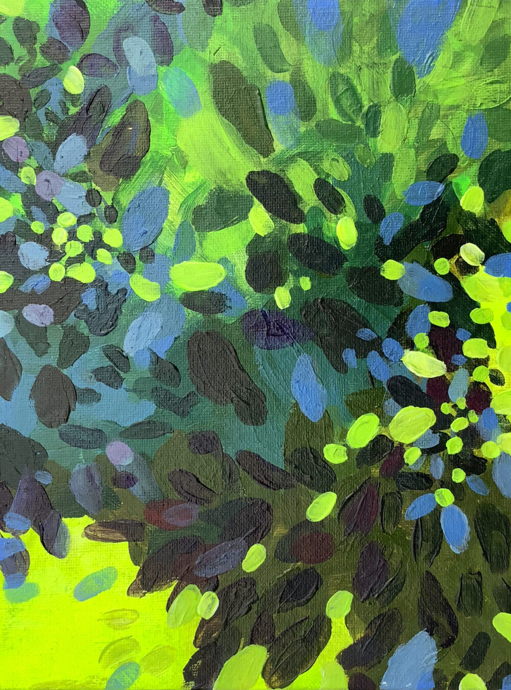 Lichtspiel 01 · Acryl · 18x24cm · 2019