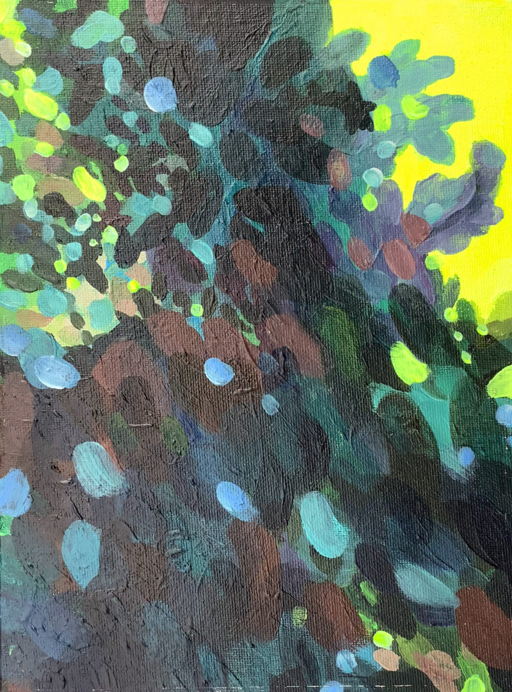 Lichtspiel 02 · Acryl · 18x24cm · 2019