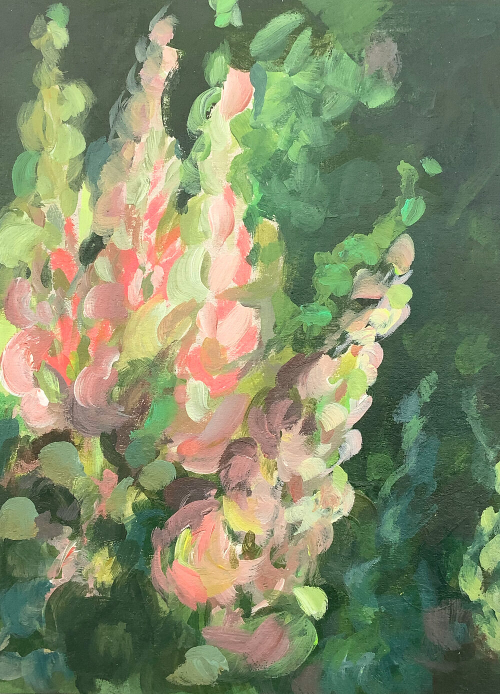 Mein Garten A02 · Acryl · 10x15cm · 2023