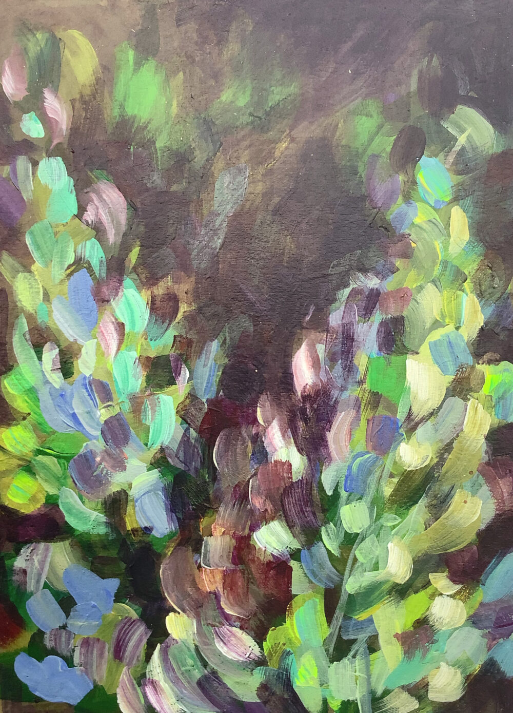 Mein Garten A03 · Acryl · 10x15cm · 2023