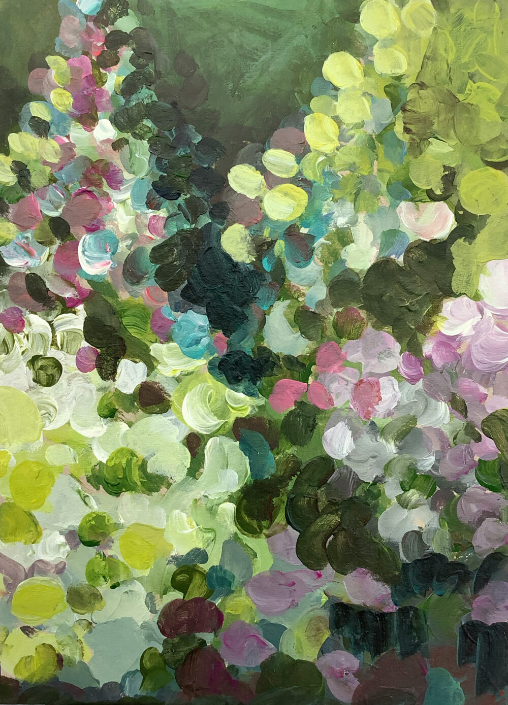 Mein Garten A04 · Acryl · 10x15cm · 2023