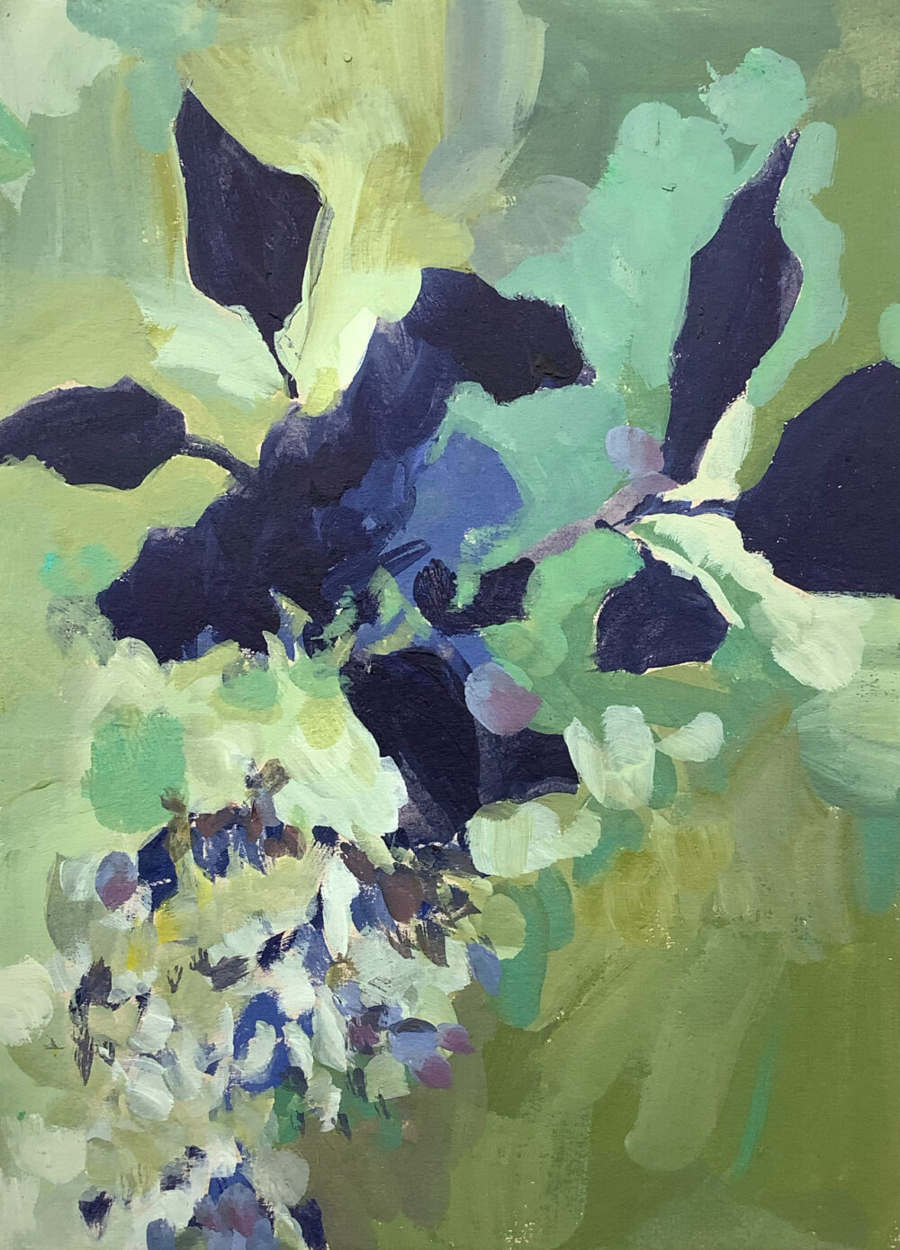 Mein Garten A07 · Acryl · 10x15cm · 2023