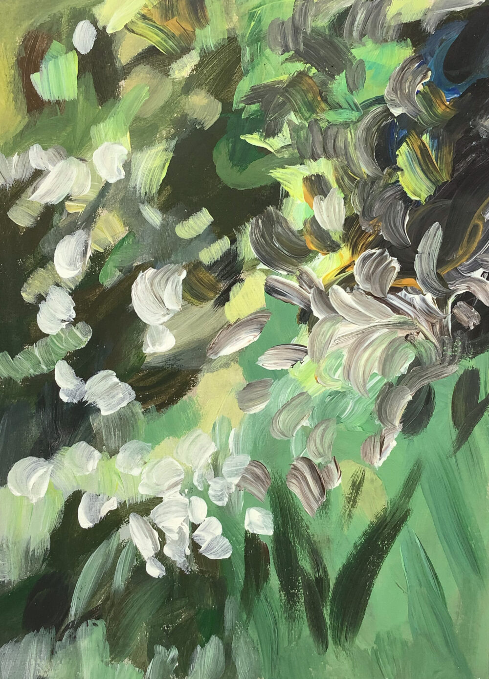 Mein Garten A08 · Acryl · 10x15cm · 2023