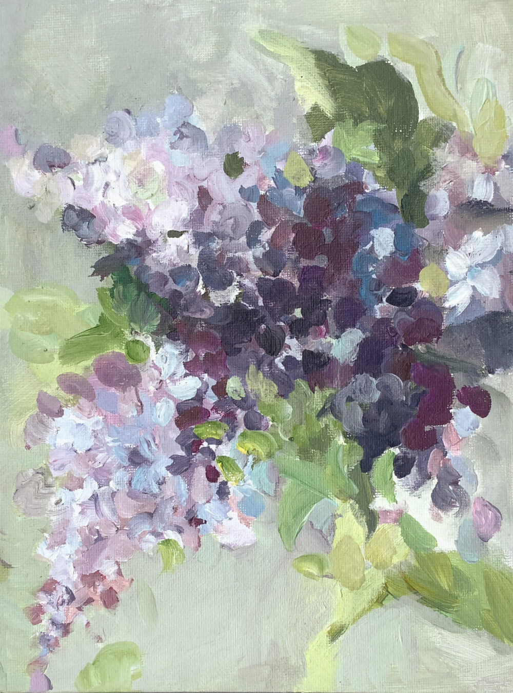 Mein Garten 02 · Acryl · 18x24cm · 2023