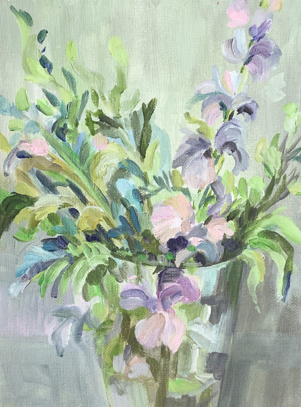 Mein Garten 03 · Acryl · 18x24cm · 2023