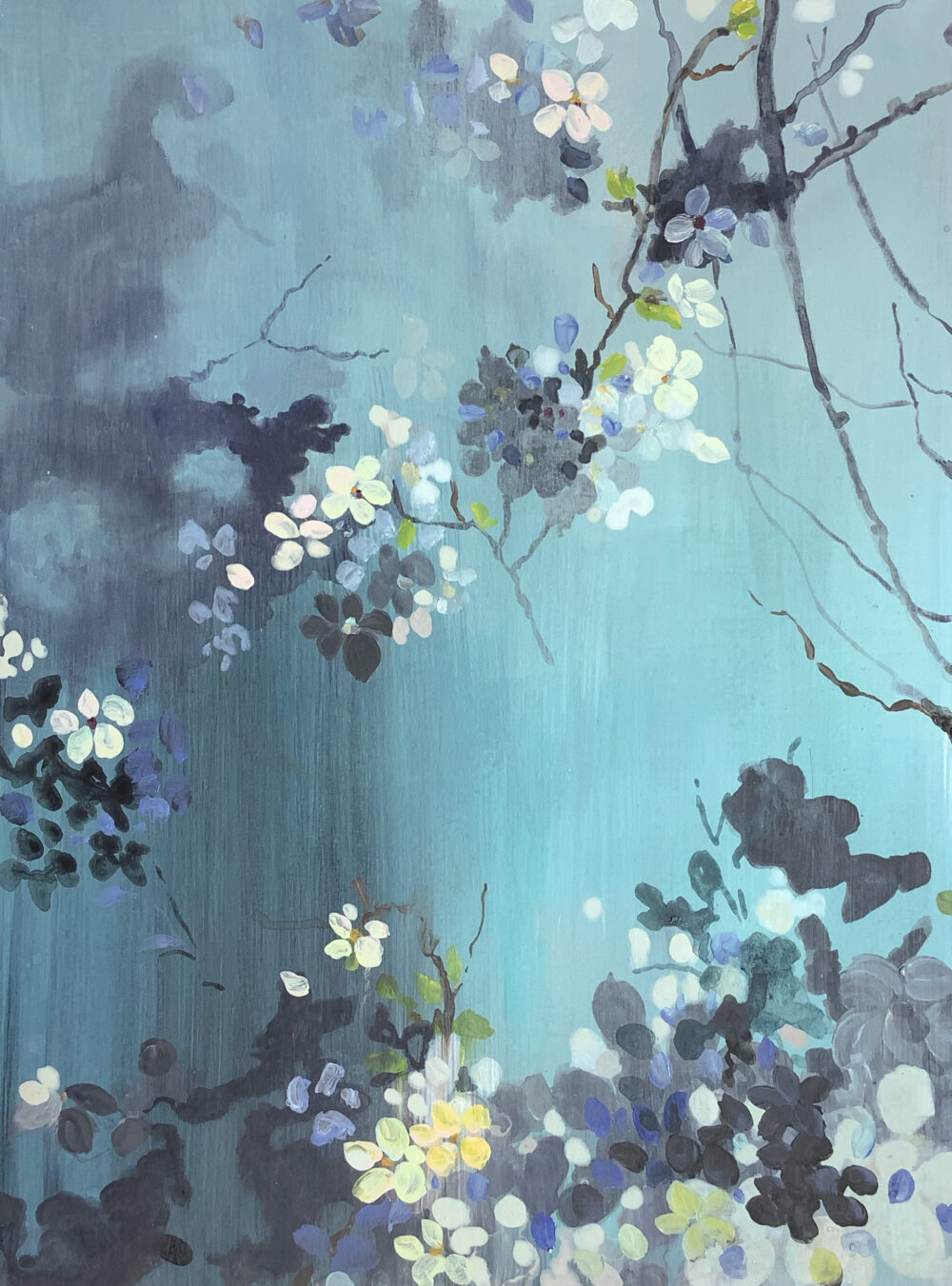 Frühling 01 · Acryl · 30x40cm · 2024