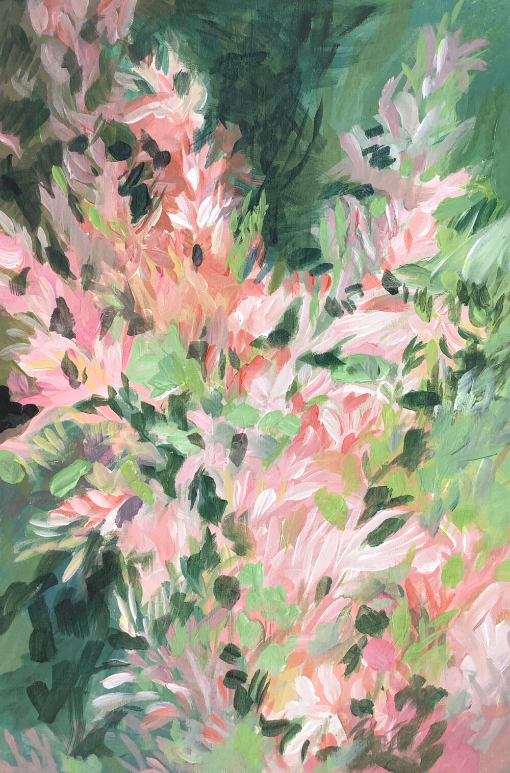 Monet gewidmet 01 · Acryl · 20x30cm · 2024